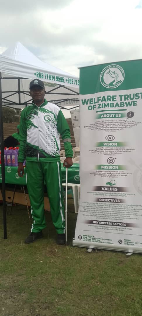 Welfare Trust Zimbabwe official exhibition stand